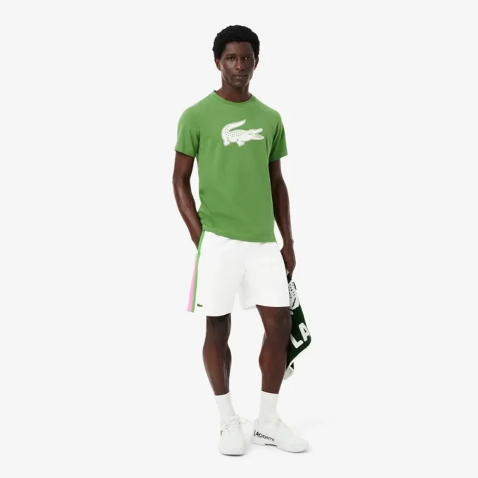 Lichtgewicht tennisbroek met kleurblokken en strepen voor heren