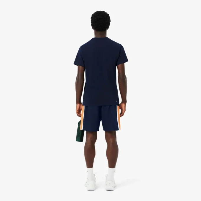 Lichtgewicht tennisbroek met kleurblokken en strepen voor heren