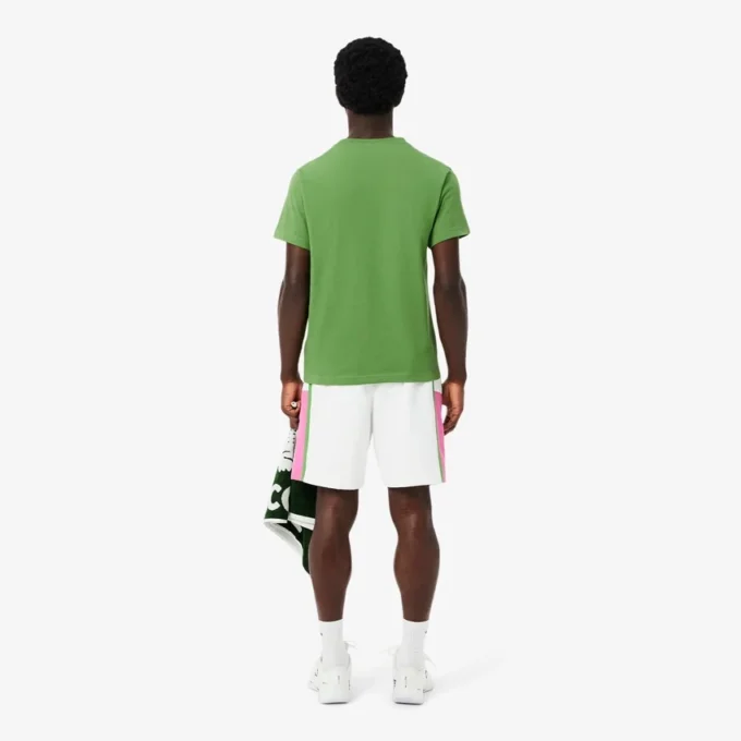 Lichtgewicht tennisbroek met kleurblokken en strepen voor heren