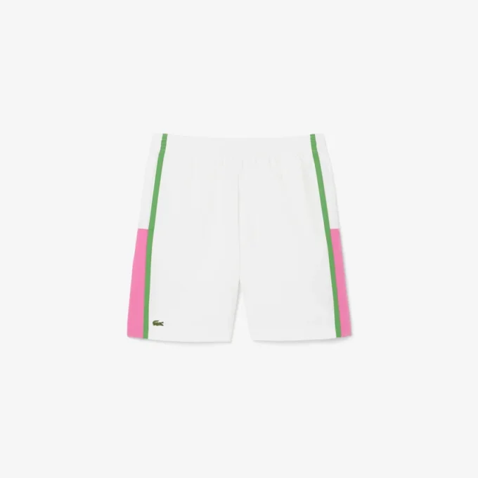 Lichtgewicht tennisbroek met kleurblokken en strepen voor heren