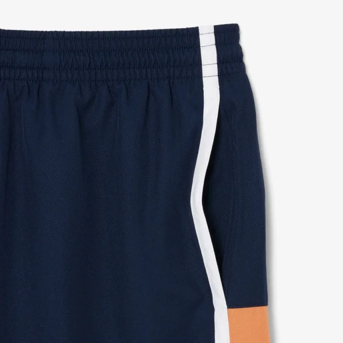 Lichtgewicht tennisbroek met kleurblokken en strepen voor heren