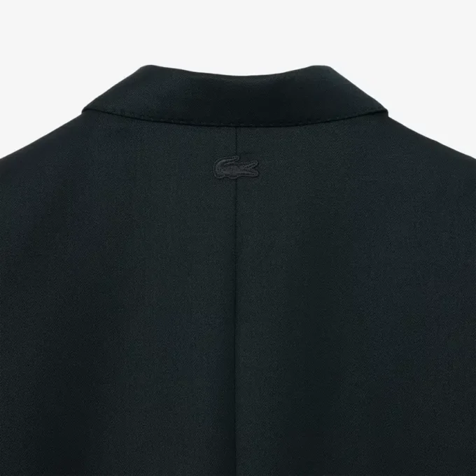 Lichtgewicht wollen blazer met dubbele rij knopen uit de catwalkcollectie