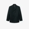 Lichtgewicht wollen blazer met dubbele rij knopen uit de catwalkcollectie