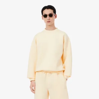 Losvallend sweatshirt met borduursel
