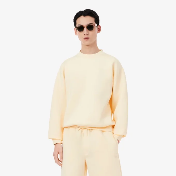 Losvallend sweatshirt met borduursel