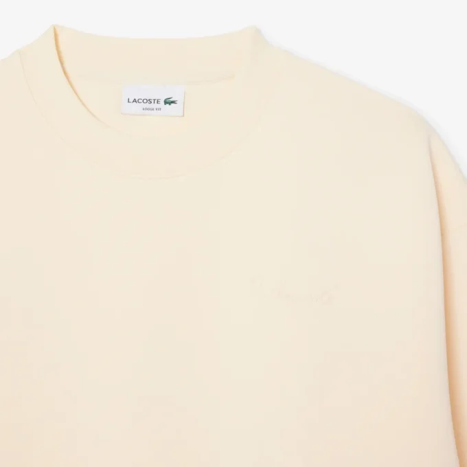 Losvallend sweatshirt met borduursel