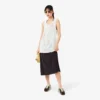 Maxi-jurk met bandjes en open rug