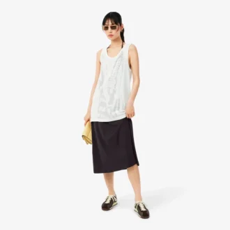 Maxi-jurk met bandjes en open rug
