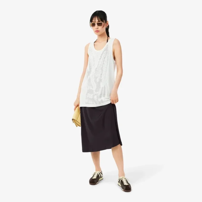Maxi-jurk met bandjes en open rug