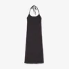 Maxi-jurk met bandjes en open rug