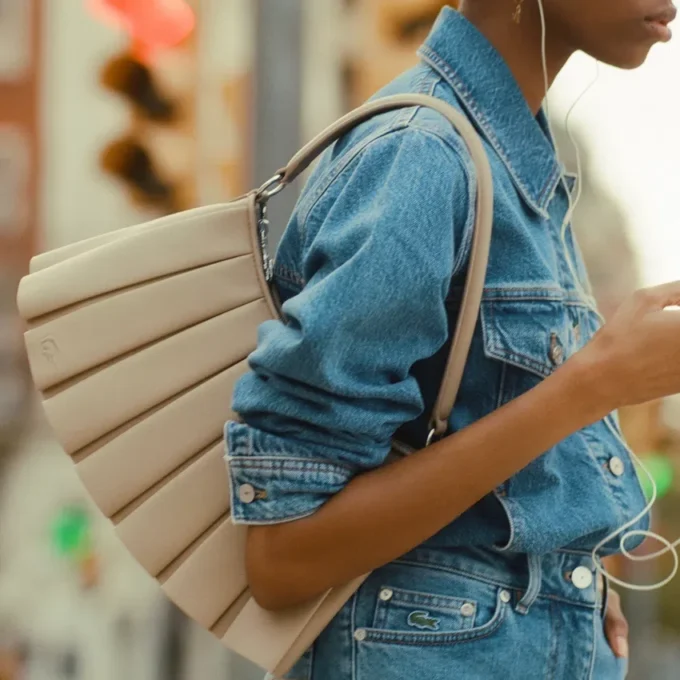 Medium Runway Lenglen-leren tas