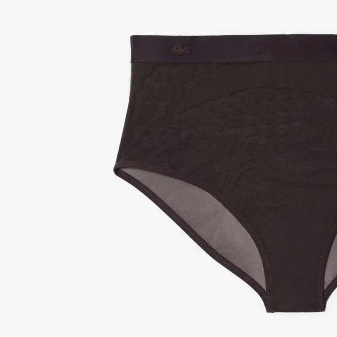 Mesh-slip met hoge taille