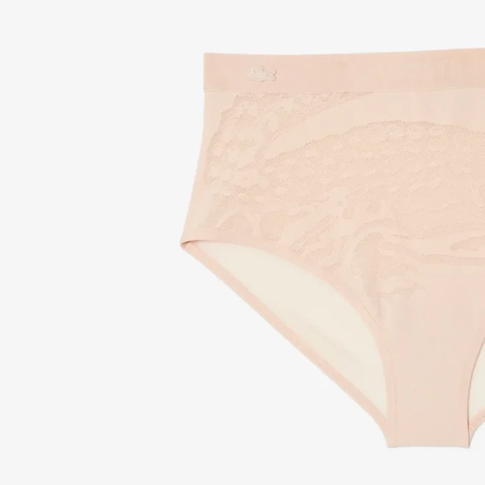 Mesh-slip met hoge taille