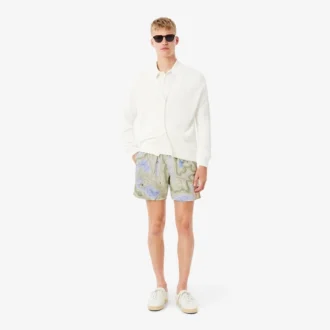 Middenlange boxershort met print voor heren