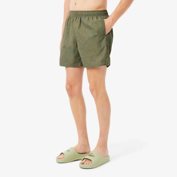 Middenlange boxershort met print voor heren