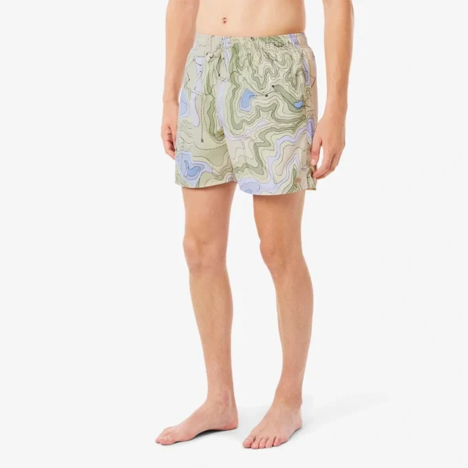 Middenlange boxershort met print voor heren