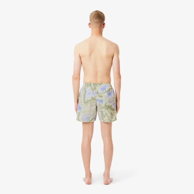 Middenlange boxershort met print voor heren