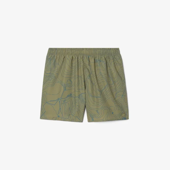 Middenlange boxershort met print voor heren
