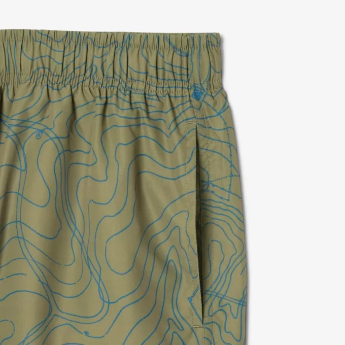 Middenlange boxershort met print voor heren