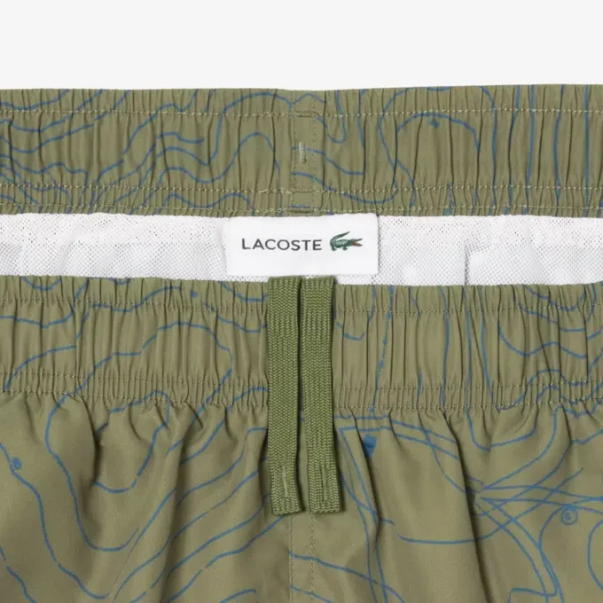 Middenlange boxershort met print voor heren