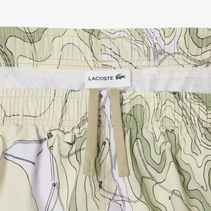 Middenlange boxershort met print voor heren