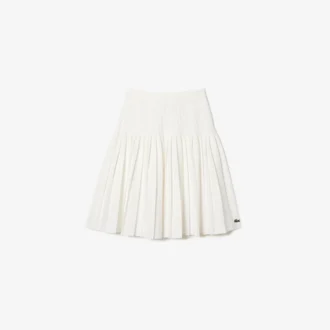 Midi-rok met plooien voor dames
