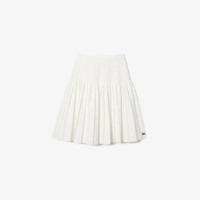Midi-rok met plooien voor dames