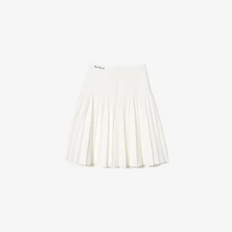 Midi-rok met plooien voor dames