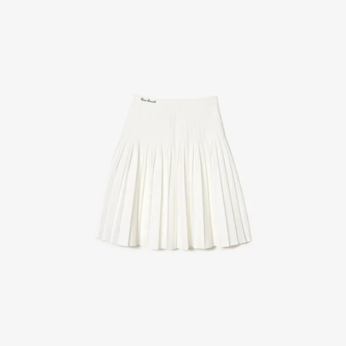 Midi-rok met plooien voor dames