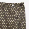 Midi-rok met print en plooien