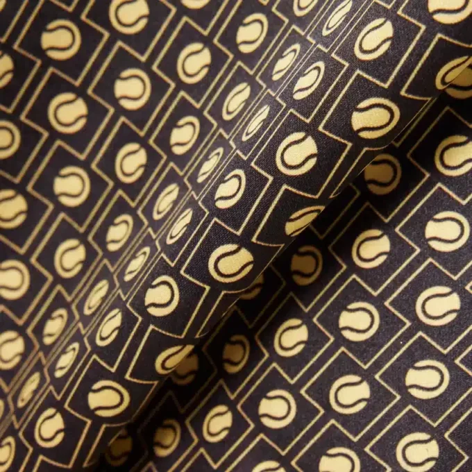 Midi-rok met print en plooien