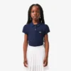 Mini Piqua-polo met geschulpte kraag voor kinderen