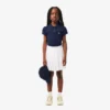 Mini Piqua-polo met geschulpte kraag voor kinderen