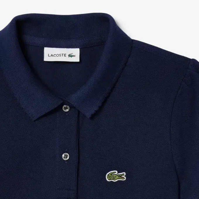 Mini Piqua-polo met geschulpte kraag voor kinderen