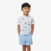 Mini Piqua-polo met print