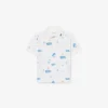 Mini Piqua-polo met print