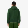 Monogram fleece hoodie voor heren