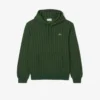 Monogram fleece hoodie voor heren
