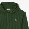 Monogram fleece hoodie voor heren