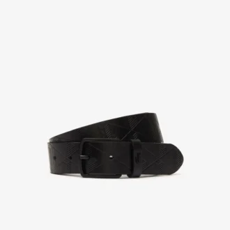 Monogram leren riem