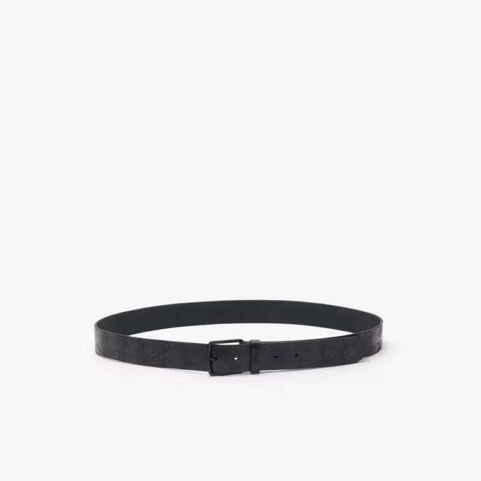 Monogram leren riem