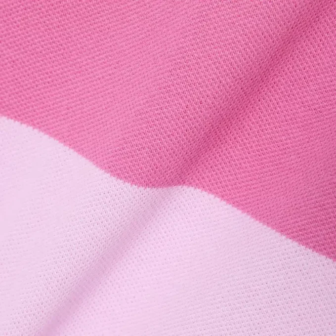 Mouwloze gestreepte Petit Piqua-polojurk