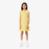 Mouwloze stretch piqué-jurk