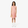 Mouwloze stretch piqué-jurk