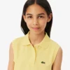 Mouwloze stretch piqué-jurk