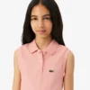 Mouwloze stretch piqué-jurk