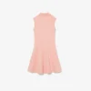 Mouwloze stretch piqué-jurk