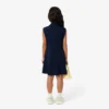 Mouwloze stretch piqué Polo-jurk voor kinderen