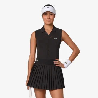 Mouwloze stretch-Tennis-Polo voor dames