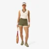 Mouwloze stretch-Tennis-Polo voor dames